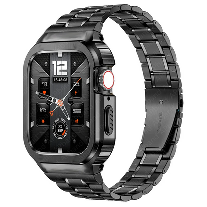 Metallic Apple Watch Band and Case Accessory