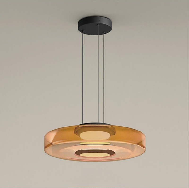 Modern Glass Drop Ceiling Light Fixture