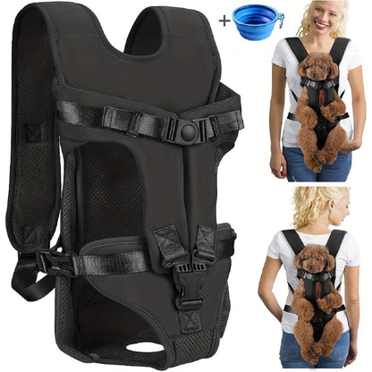 Pet Hiking Front-Facing Dog Backpack Carrier - VogeLuxe