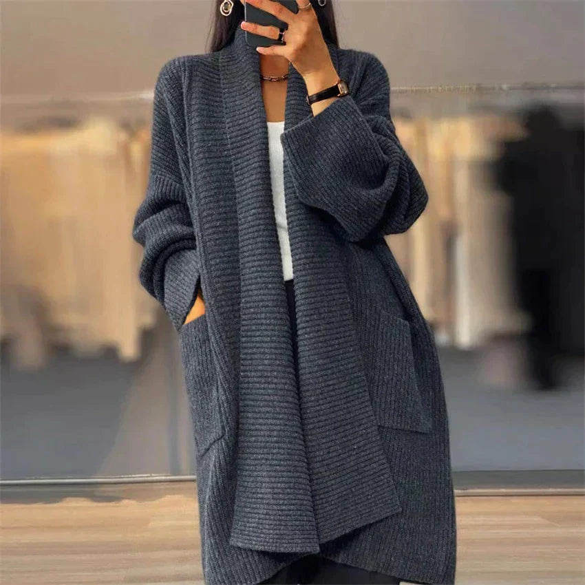 Ladies Cozy Sweater with Large Pockets