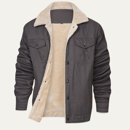 VogeLuxe | Men’s Thermal Fleece Outdoor Windbreaker Jacket