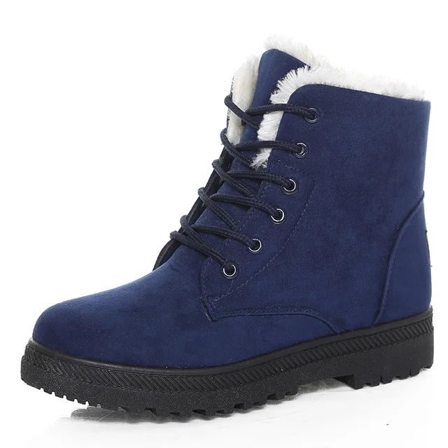 Warm Cozy Women's Wool Ankle Boots for Winter