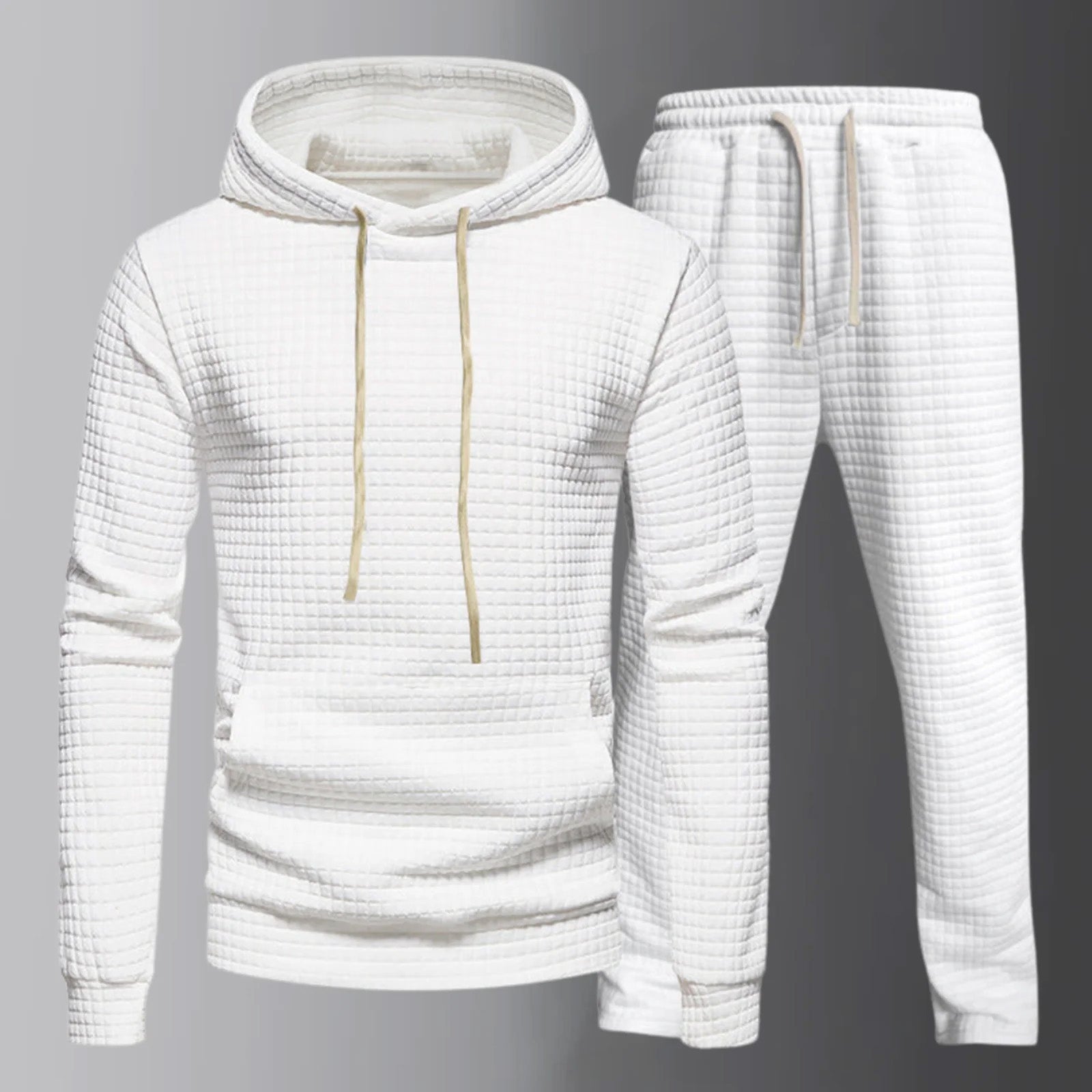 Men's Casual Hooded Jogger Tracksuit - VogeLuxe