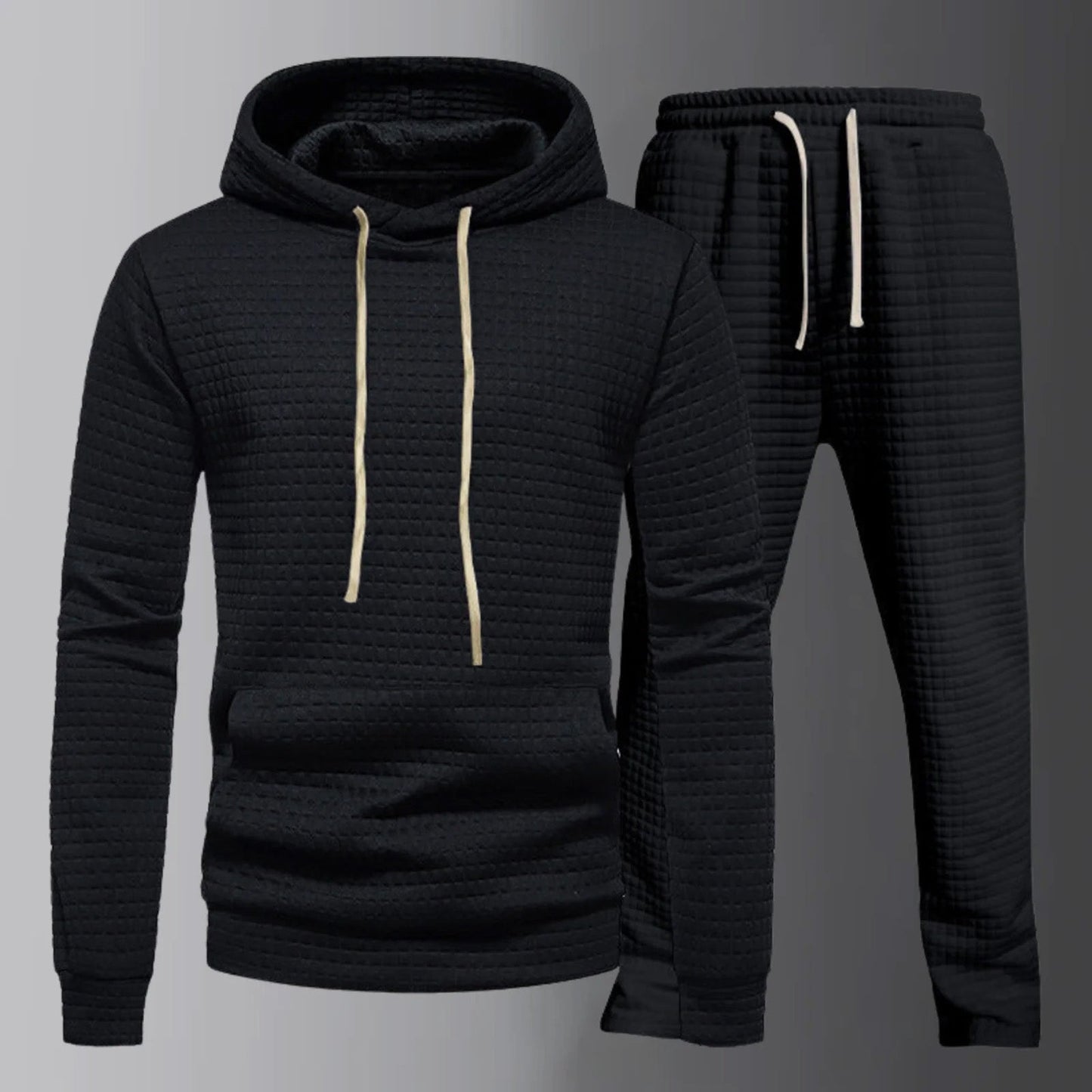 Men's Casual Hooded Jogger Tracksuit