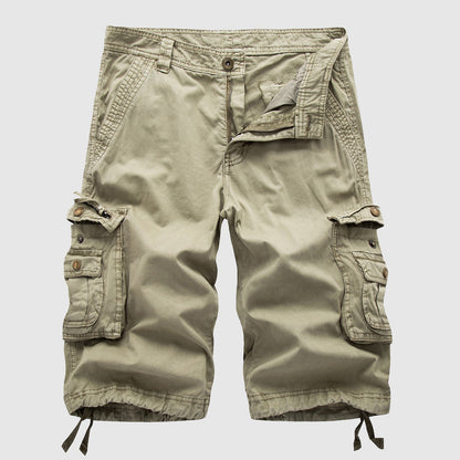 Men's Tough Utility Shorts - Comfortable Knee Length Style - VogeLuxe