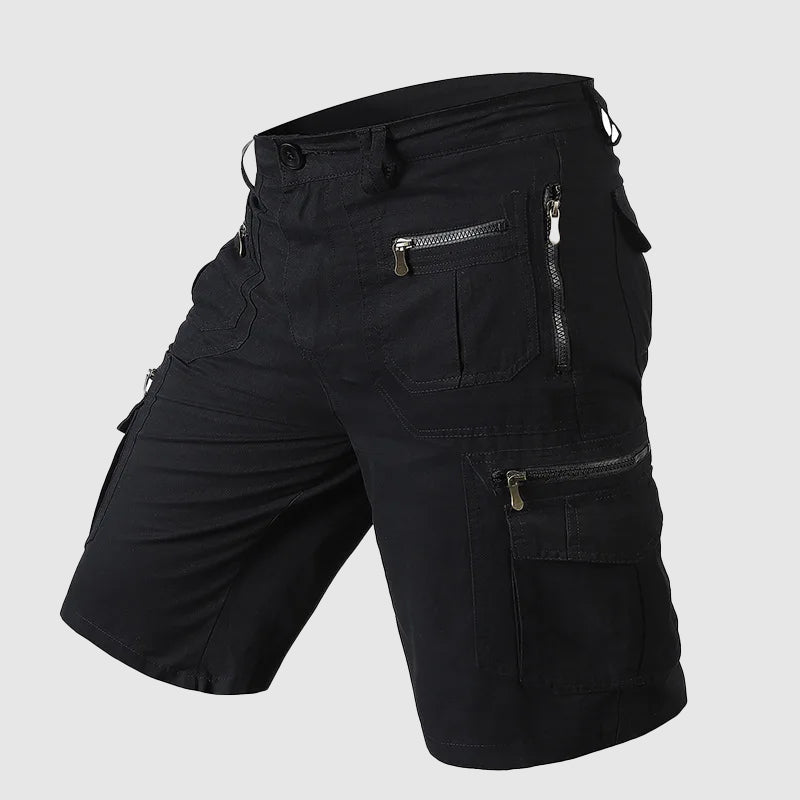 Tough Multi-Pocket Mid Length Cargo Shorts