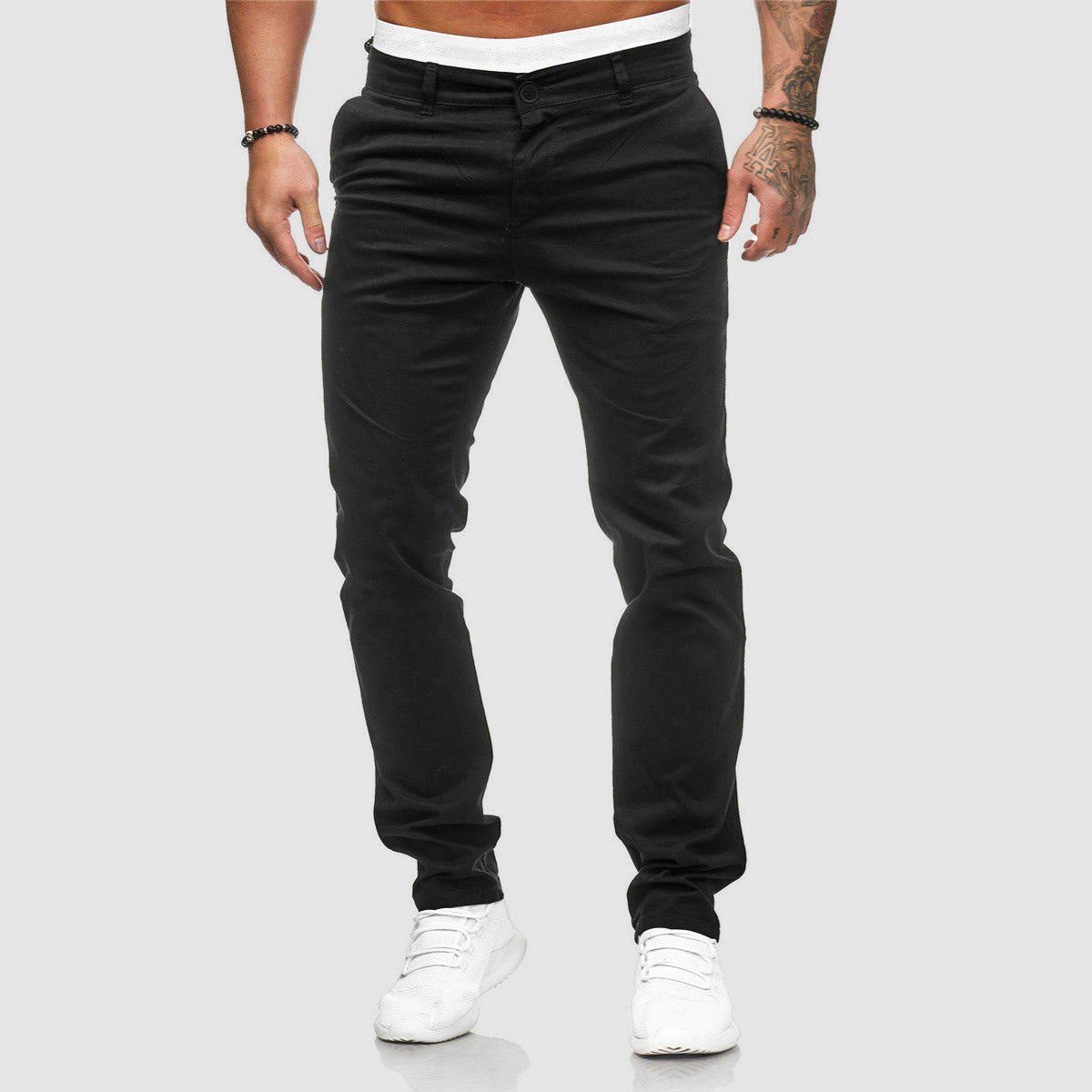 Men's Relaxed Fit Straight Leg Casual Pants