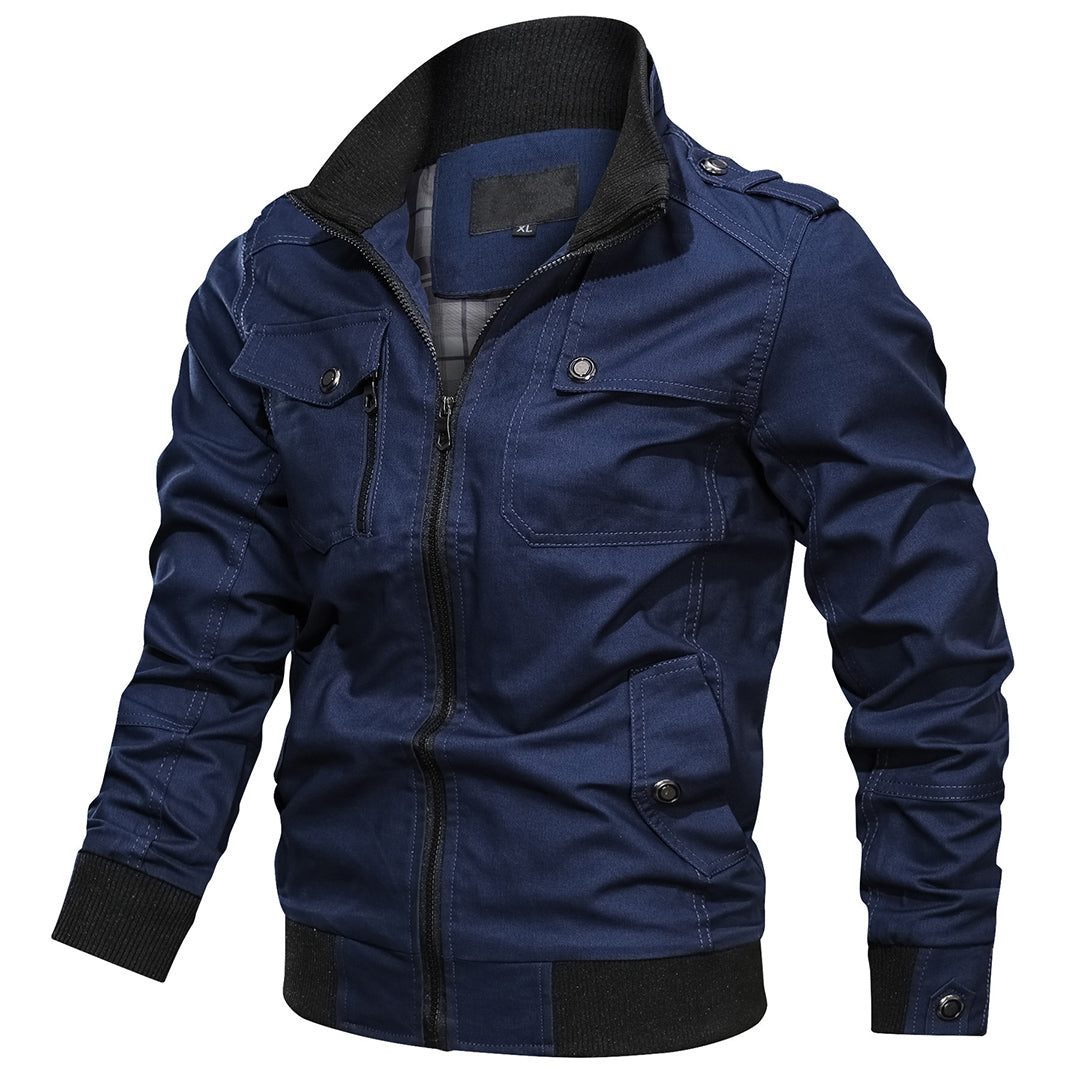 Rugged Military Style Jacket for Men