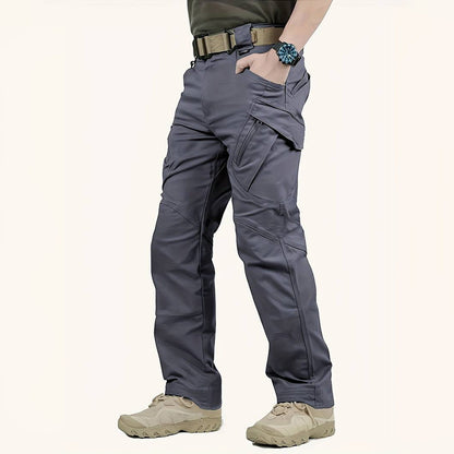 Eco-Friendly Mens Cargo Pants with Multiple Pockets - VogeLuxe