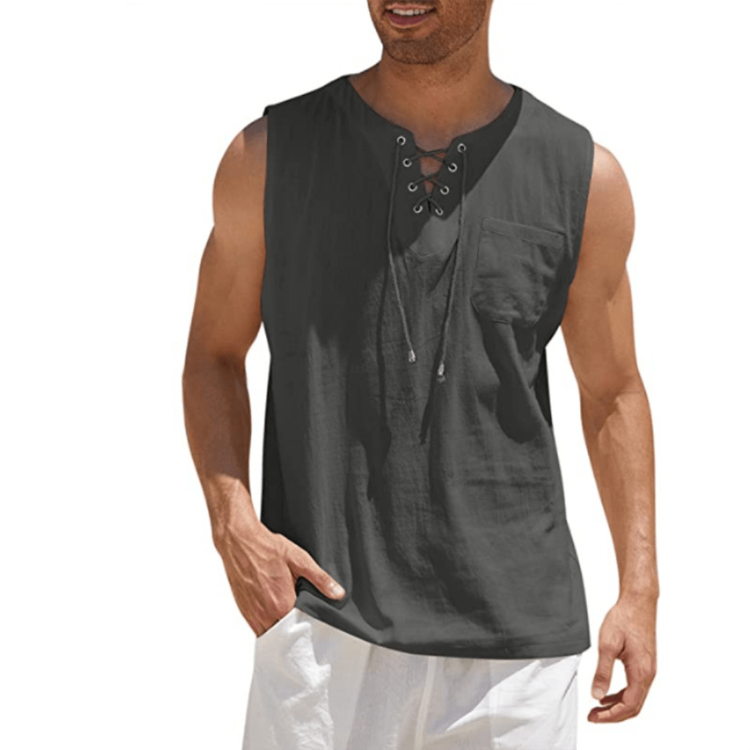 Summer Sleeveless Casual Tee Shirt