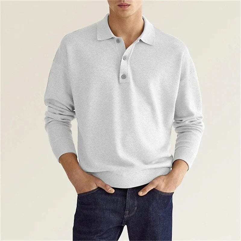 Relaxed Fit Casual Long Sleeve Shirt