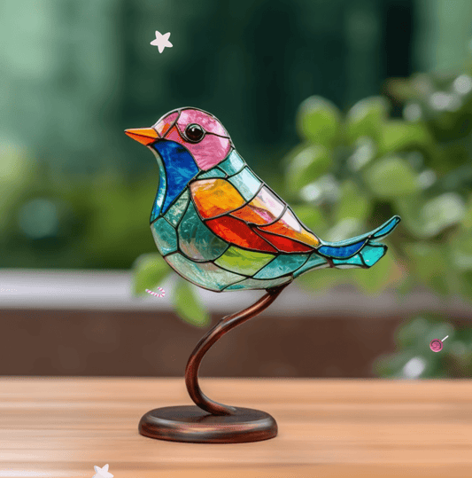 Colorful Stained Glass Home Decor Ornament - VogeLuxe