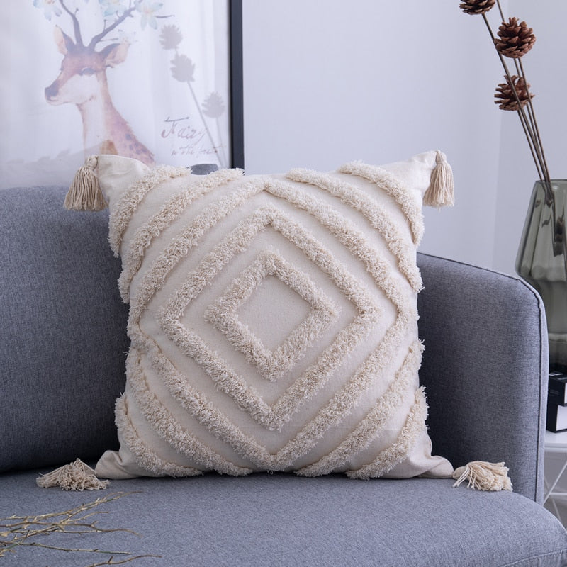 Colorful Throw Pillow with Stylish Design - VogeLuxe