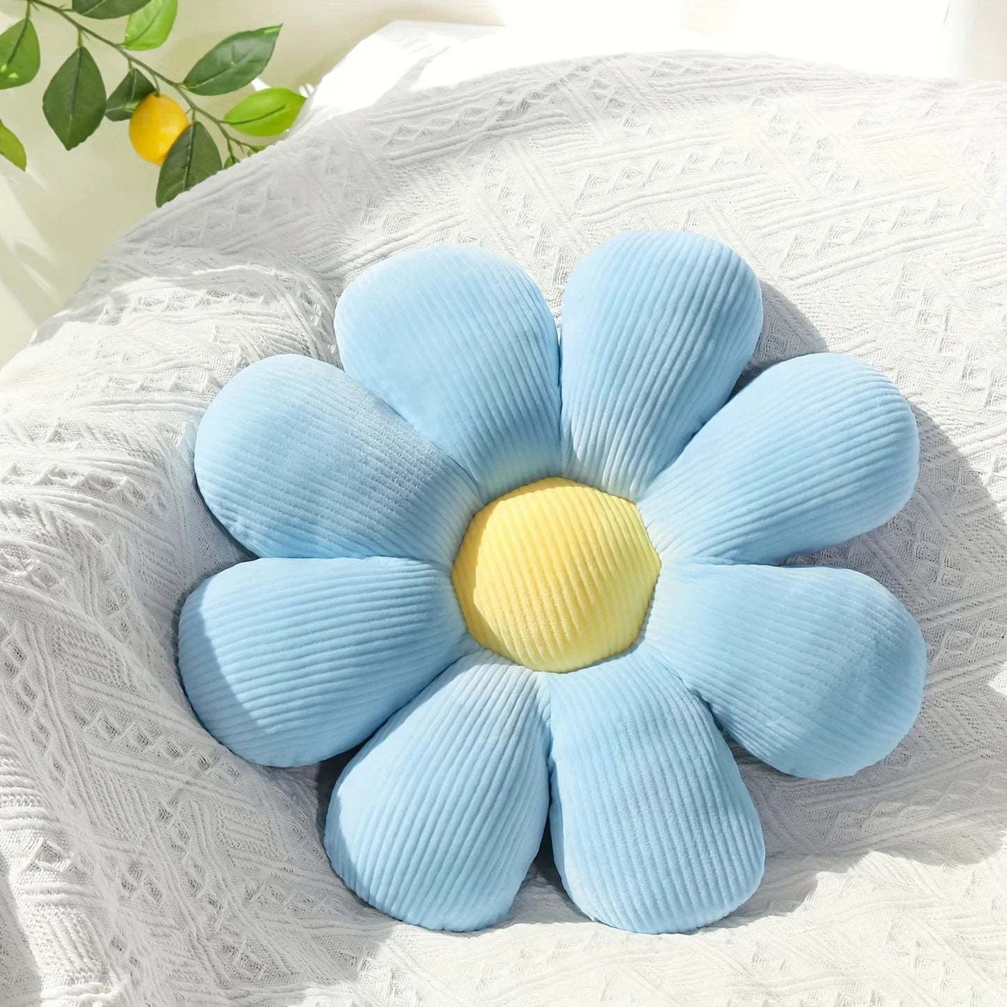Colorful Floral Throw Pillow