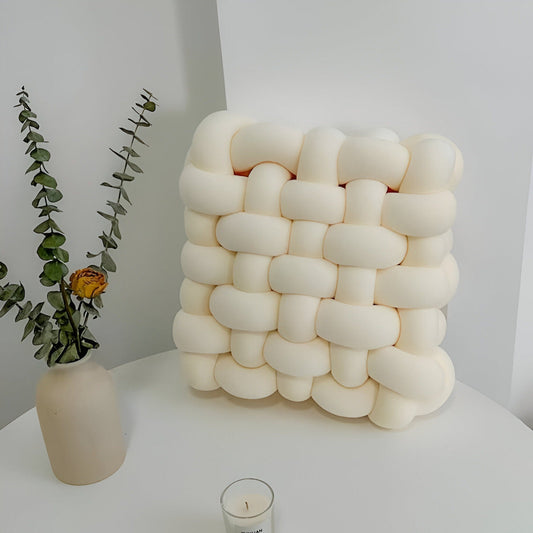 Colorful Tie Pillow – Plush Accent Cushion for Sofa - VogeLuxe