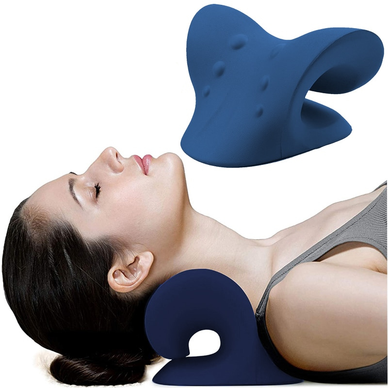 Contoured Memory Foam Neck Pillow for Comfort