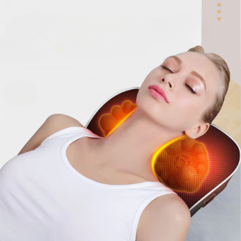 Heated Massage Pillow for Neck and Back Pain Relief - VogeLuxe