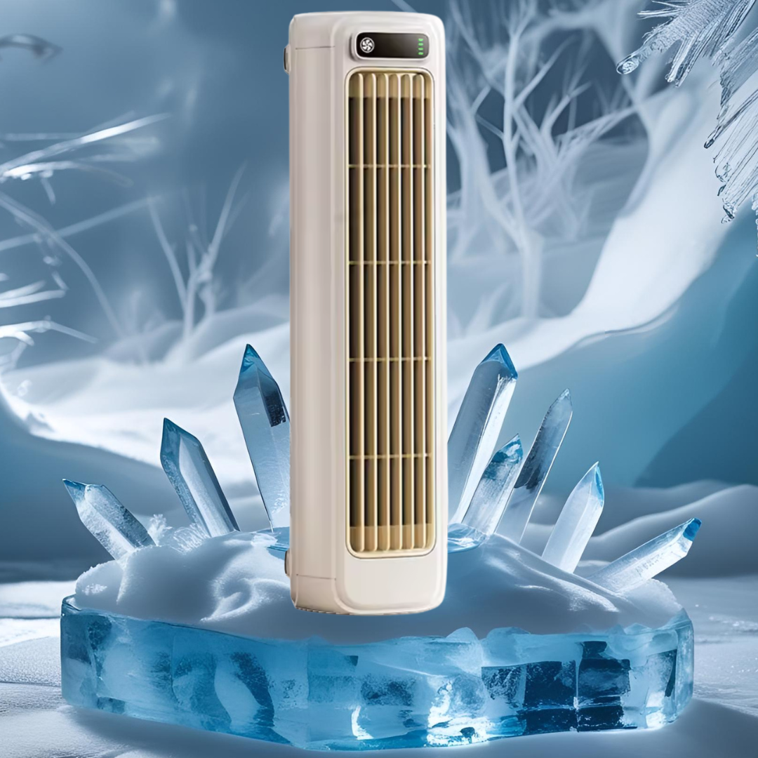 Compact 3 Speed Mini Desk Fan – Silent USB Cooler - VogeLuxe