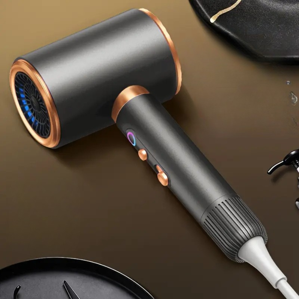 Quick Dry Ionic Hair Dryer with Diffuser - VogeLuxe