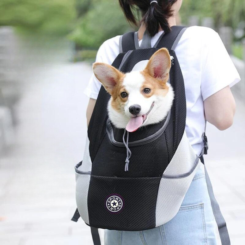 Pet Hiking Backpack Comfortable Dog Carrier Outdoor - BritishElegance