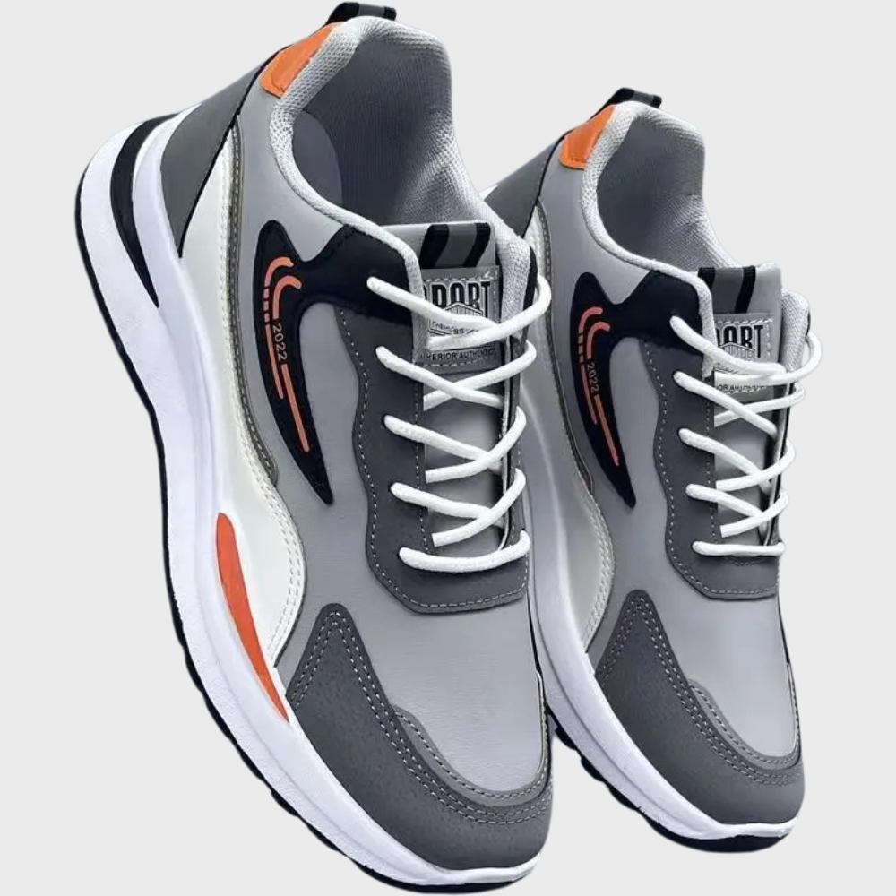 Men's Athletic Running Shoes - Breathable Comfort & Modern Style