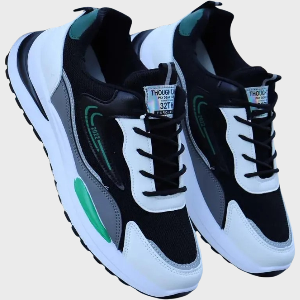 Men's Athletic Running Shoes - Breathable Comfort & Modern Style