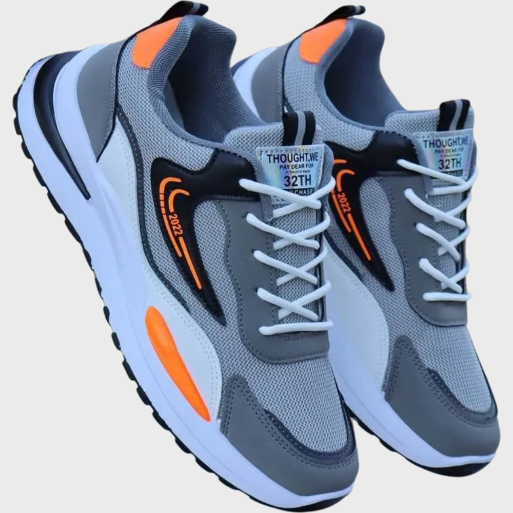 Men's Athletic Running Shoes - Breathable Comfort & Modern Style