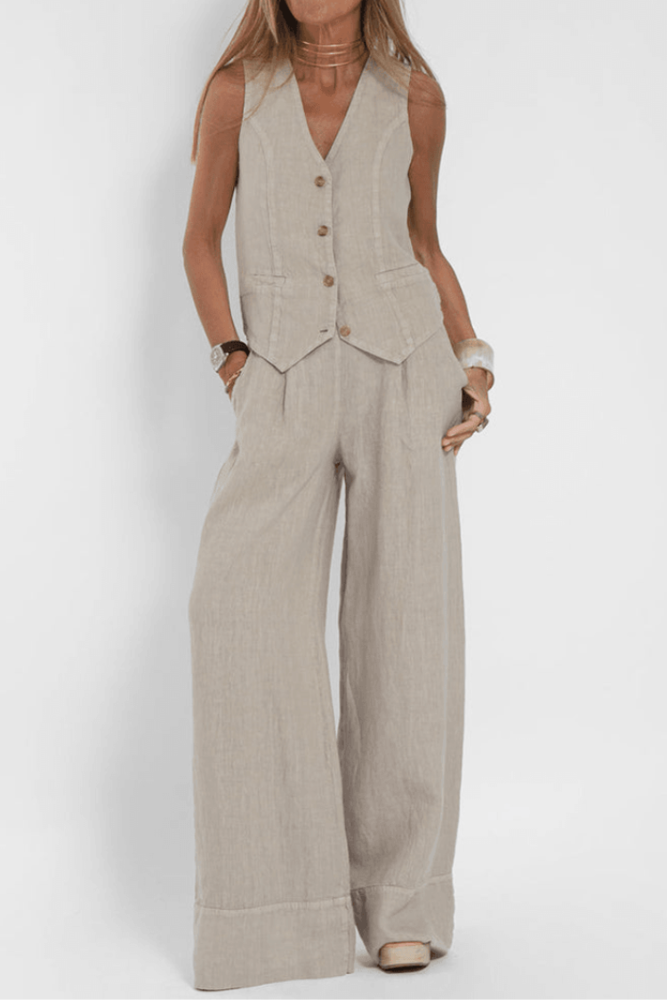 Chic Women's Summer 2 Piece Outfit - VogeLuxe
