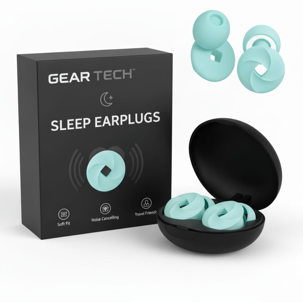 Soft Sleep Earplugs with 33 dB Noise Blocker - VogeLuxe