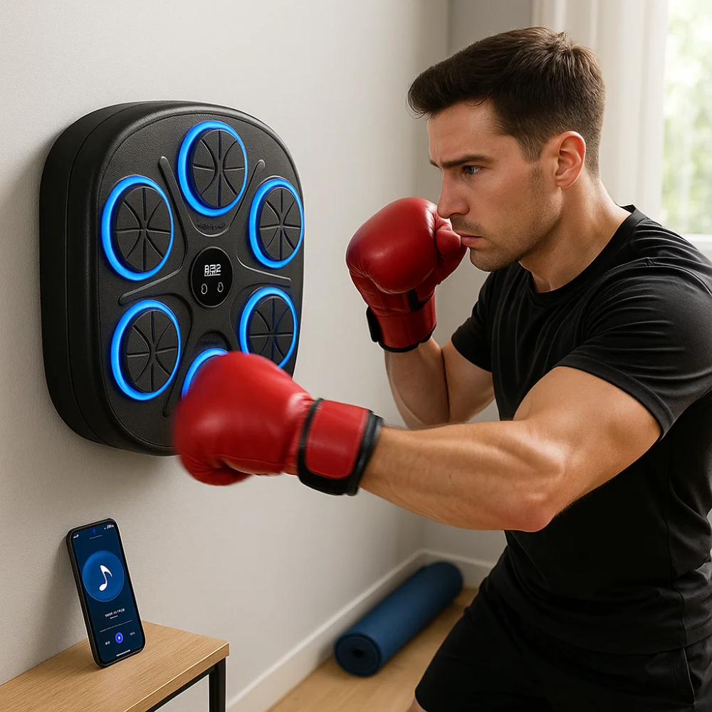 Wireless Home Boxing Trainer With Bluetooth Connectivity - VogeLuxe
