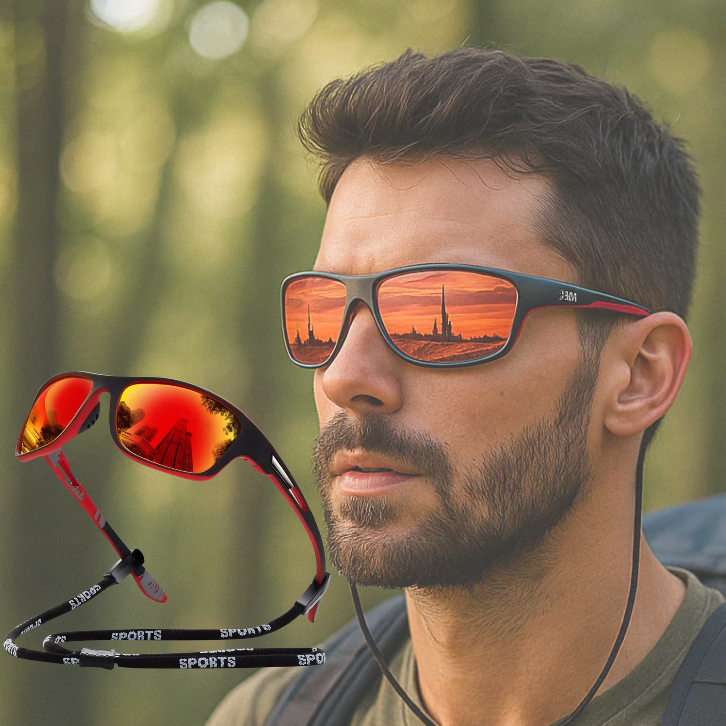 Sport Polarized Sunglasses for Men Outdoor Sports - VogeLuxe