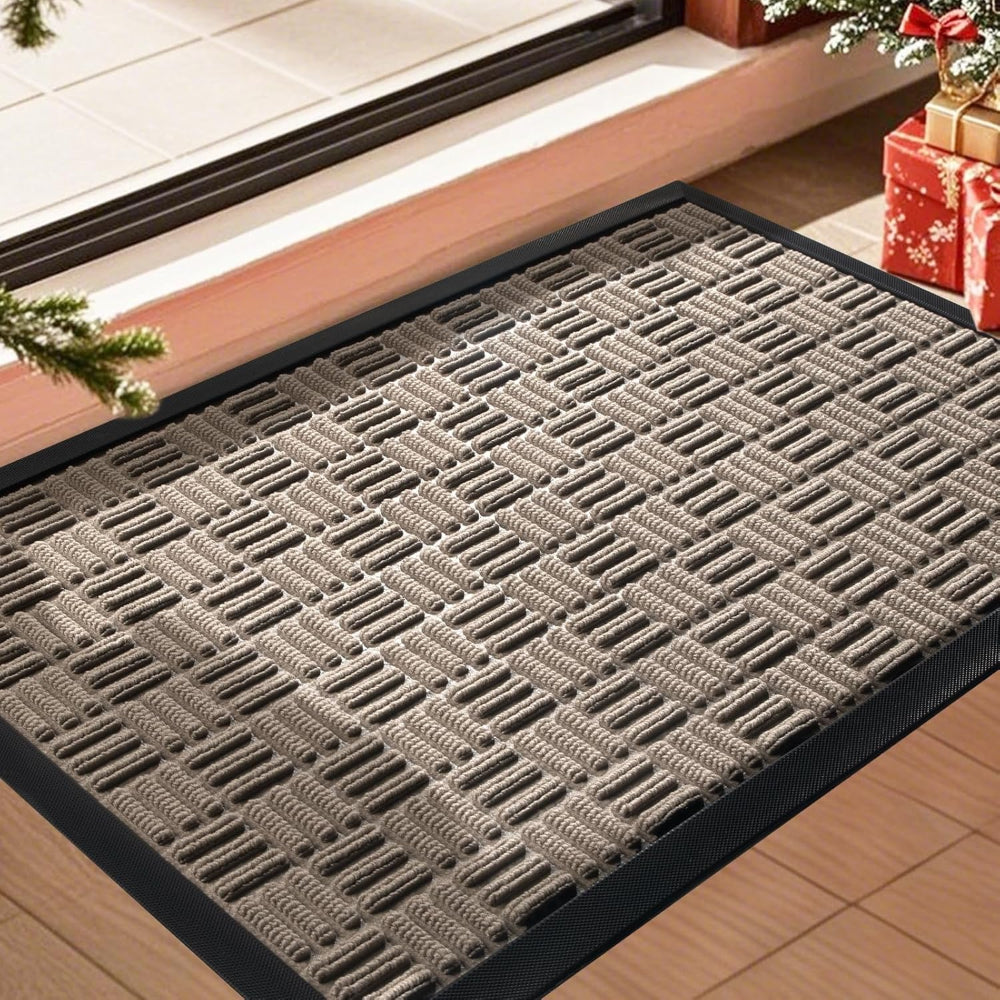 Absorbent Welcome Mat Indoor Dirt Catching Rug