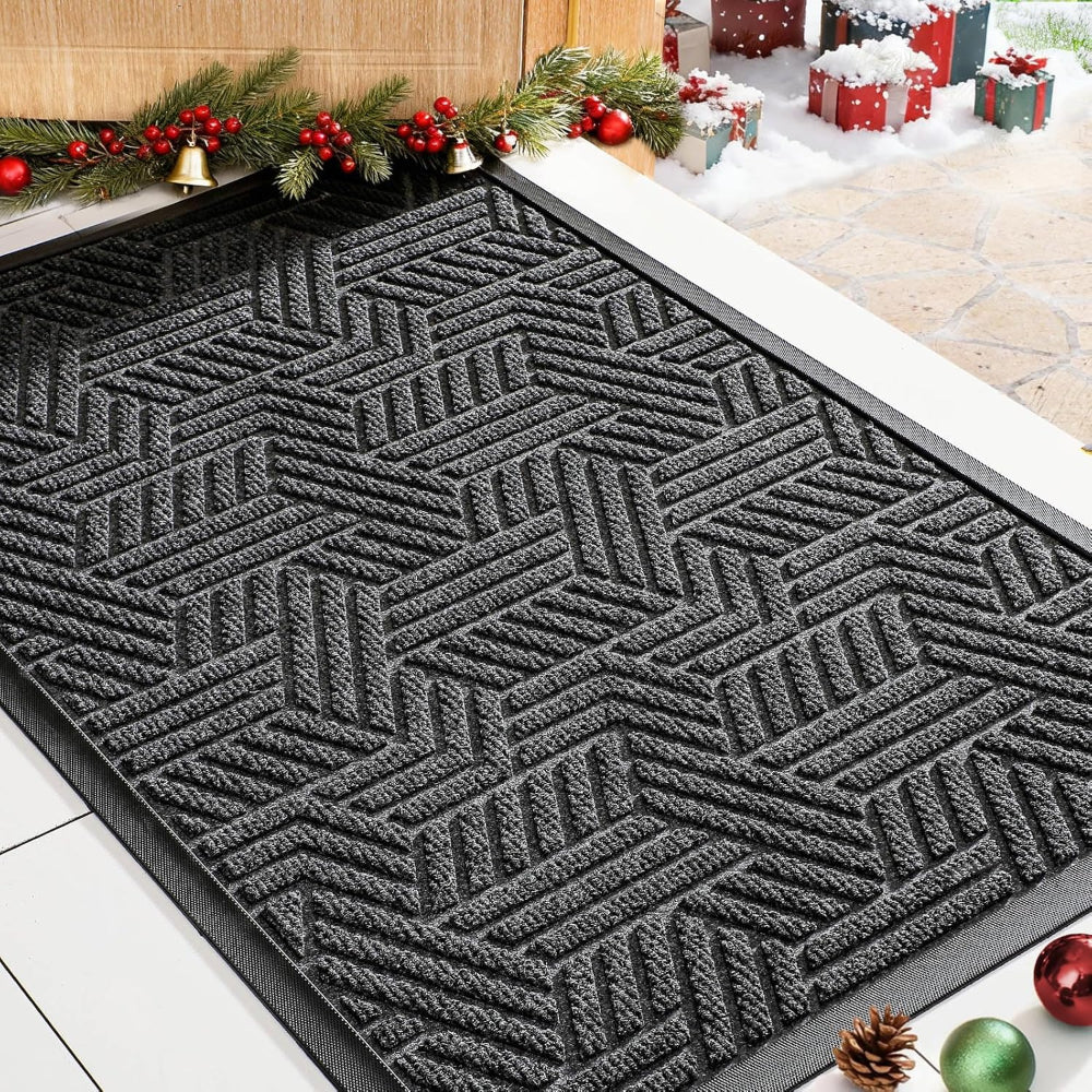 Absorbent Welcome Mat Indoor Dirt Catching Rug