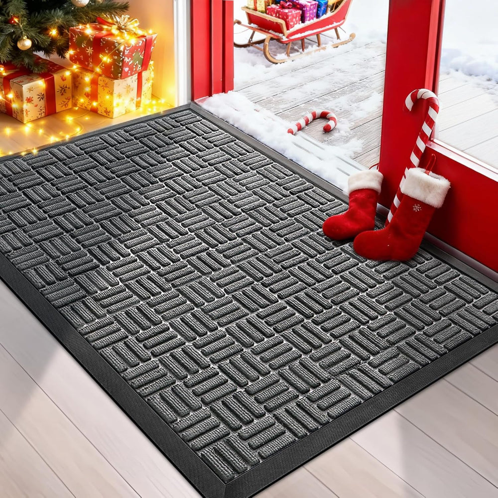 Absorbent Welcome Mat Indoor Dirt Catching Rug