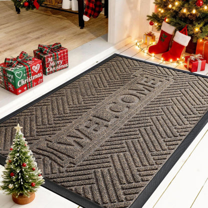 Absorbent Welcome Mat Indoor Dirt Catching Rug