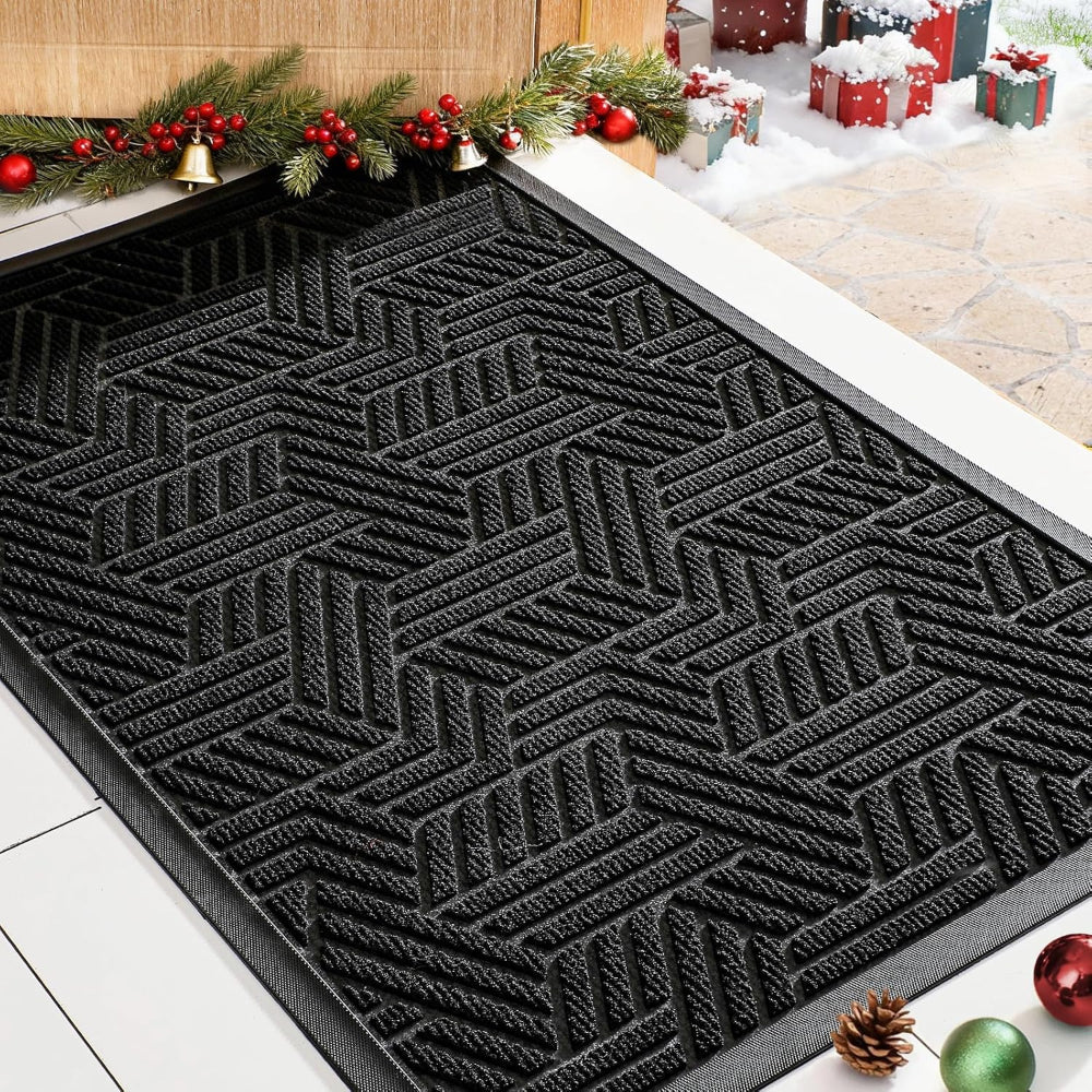 Absorbent Welcome Mat Indoor Dirt Catching Rug