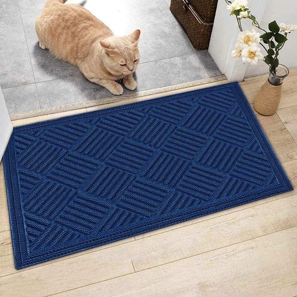 Absorbent Welcome Mat Indoor Dirt Catching Rug