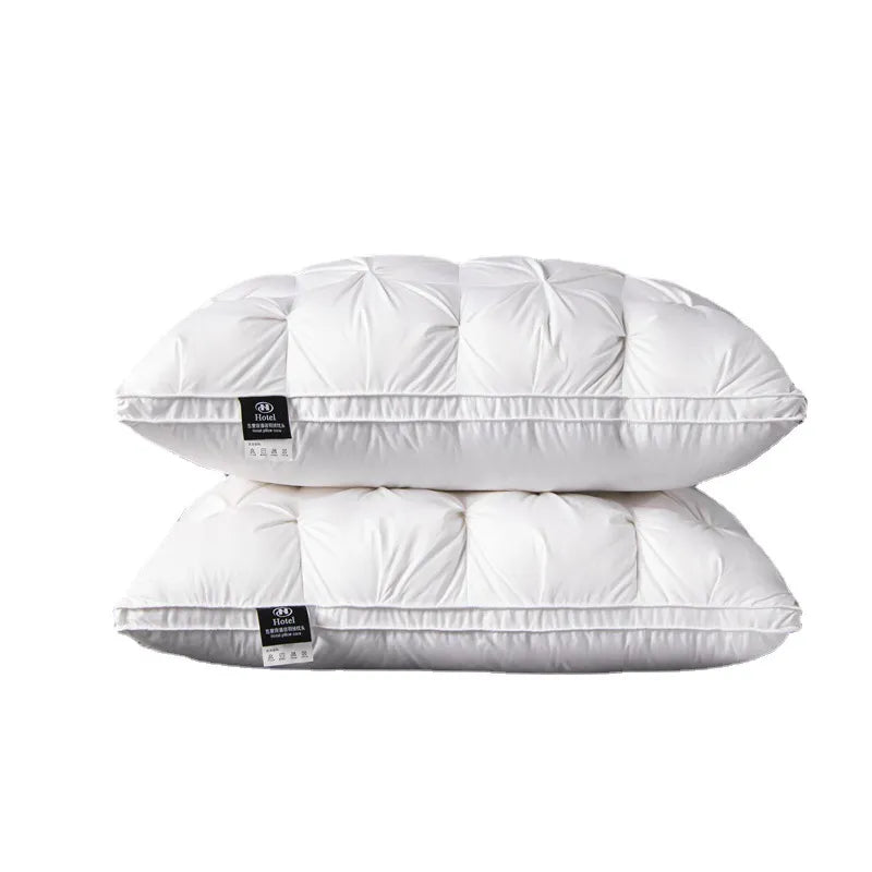 Soft Cloud Luxury Down Pillow with Neck Support - VogeLuxe