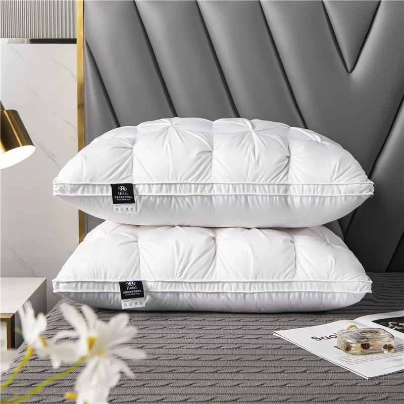 Soft Cloud Luxury Down Pillow with Neck Support