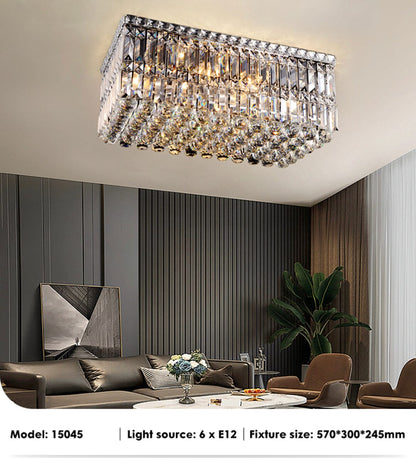 Green Crystal Pendant Chandelier