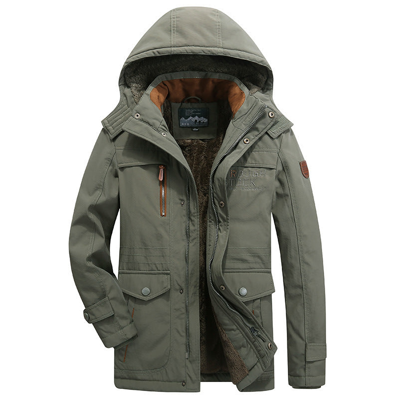 Warm Waterproof Insulated Hooded Parka Coat