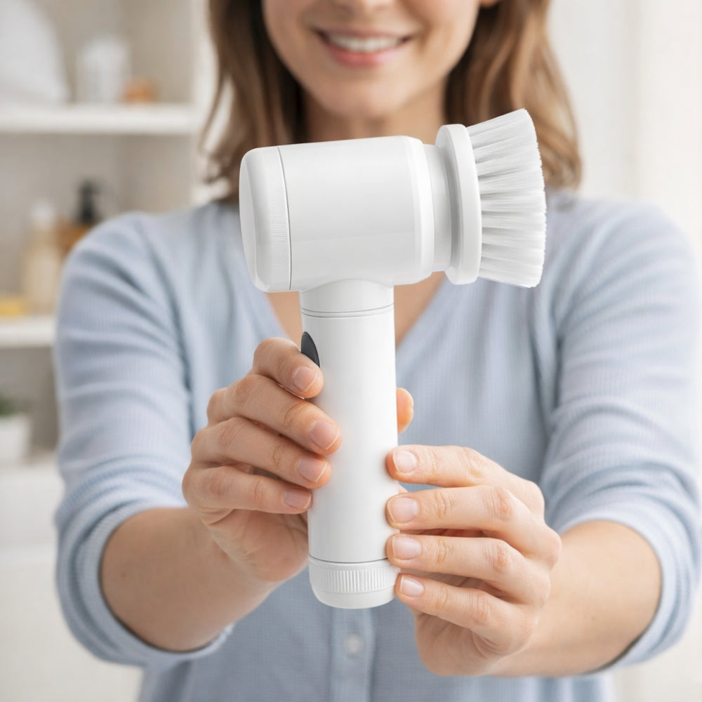 Powerful Spin Cleaning Brush Home Scrubber Tool - VogeLuxe