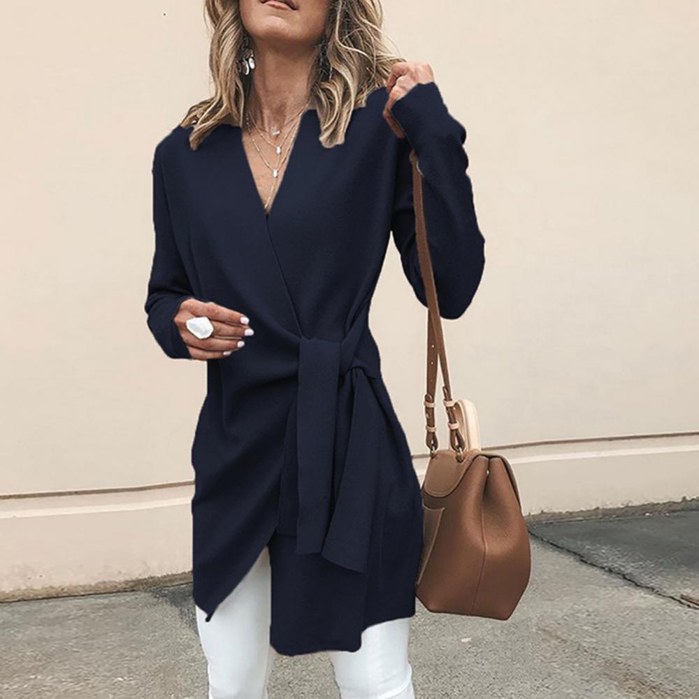 Classic Ladies Knit Waist Sweater - VogeLuxe