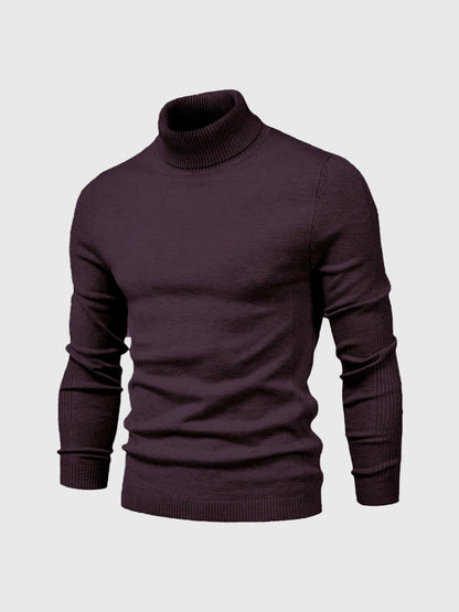 VogeLuxe | Men’s Slim Fit Turtleneck Knit Sweater