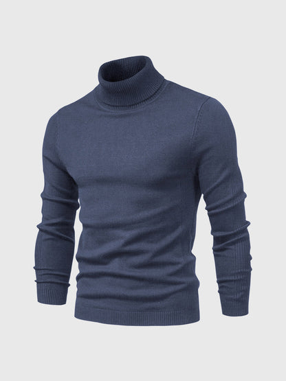 VogeLuxe | Men’s Slim Fit Turtleneck Knit Sweater