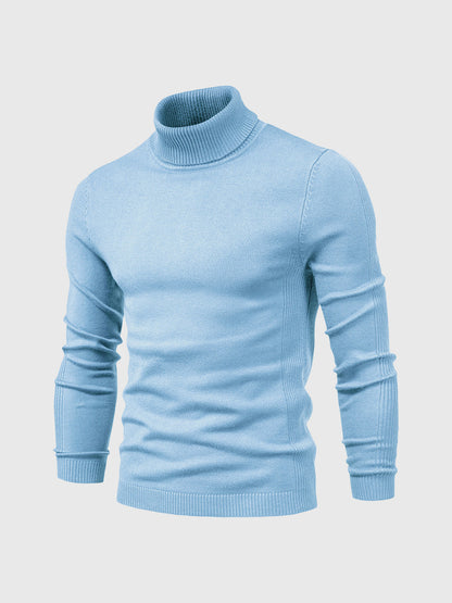 VogeLuxe | Men’s Slim Fit Turtleneck Knit Sweater