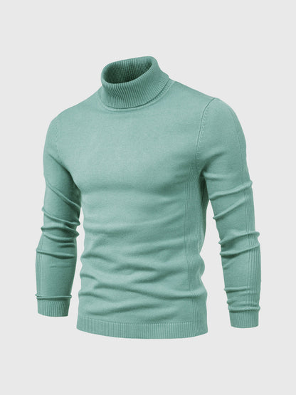 VogeLuxe | Men’s Slim Fit Turtleneck Knit Sweater