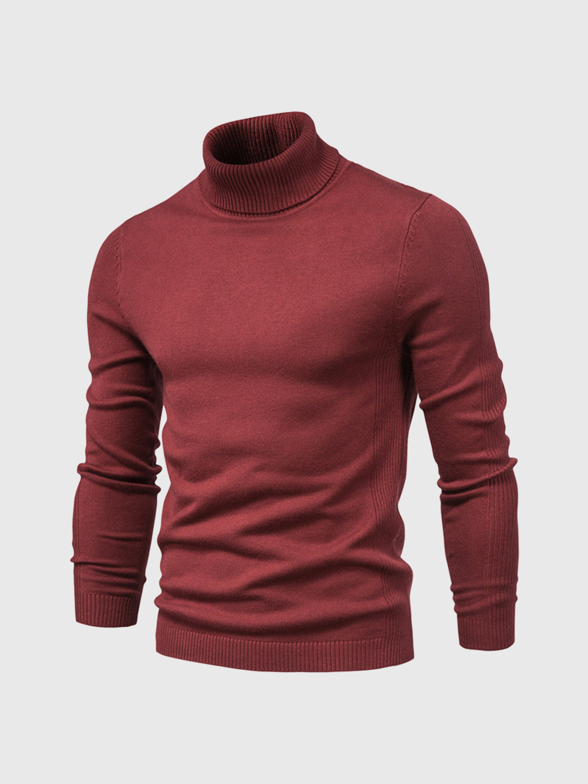 VogeLuxe | Men’s Slim Fit Turtleneck Knit Sweater