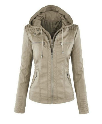 Trendy Soft Faux Leather Coat