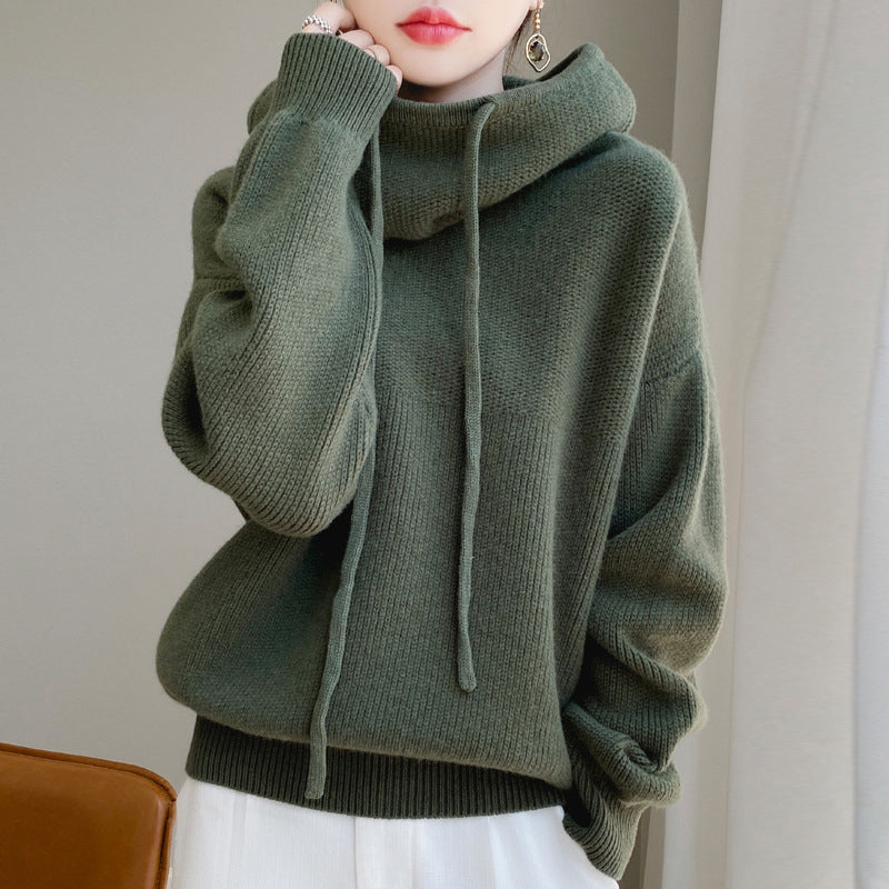 Relaxed Fit Women's Hoodie Sweater - VogeLuxe